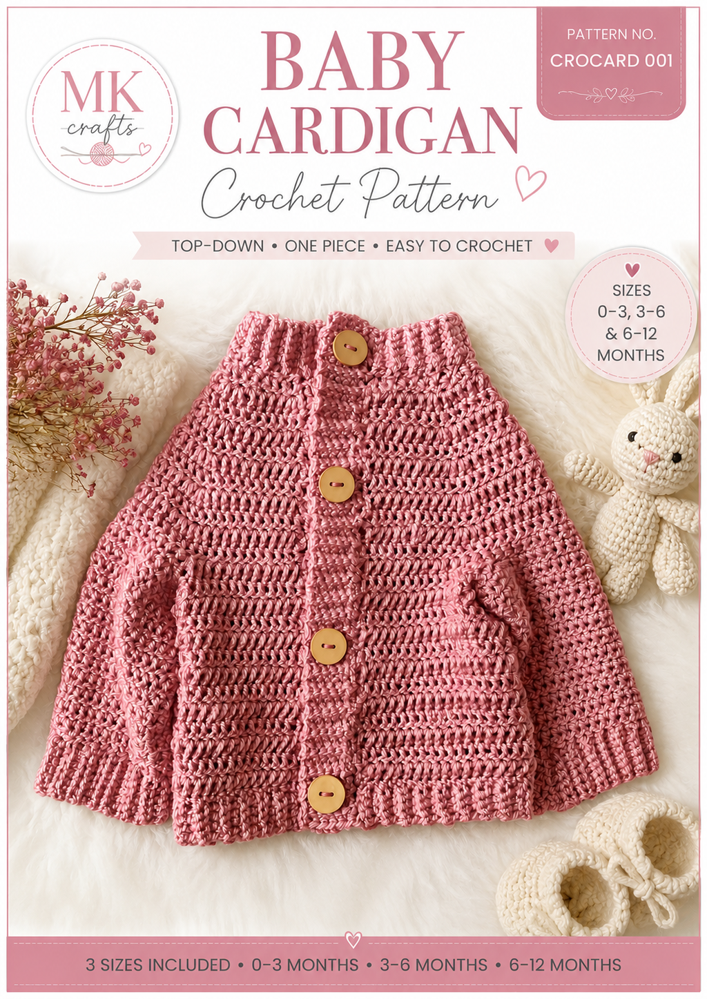 Baby Crochet Cardigan Pattern