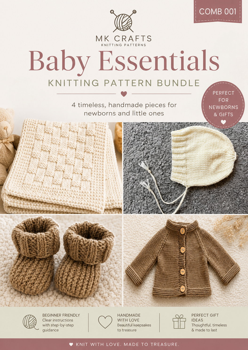 Baby Knitting Pattern Bundle