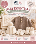 Baby Knitting Pattern Bundle – 5 Baby Essentials Patterns
