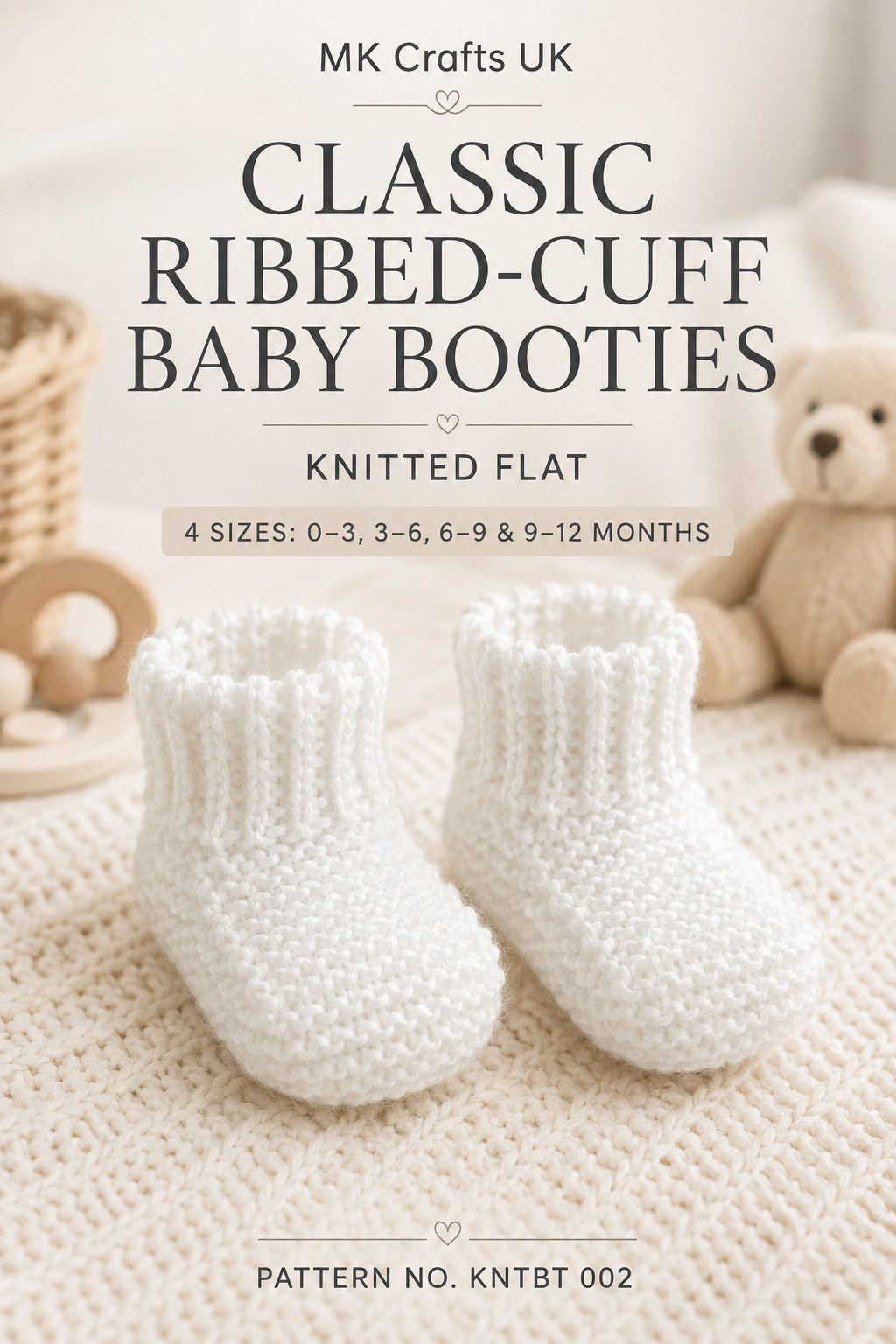Baby Knitting Pattern Bundle – 5 Baby Essentials Patterns
