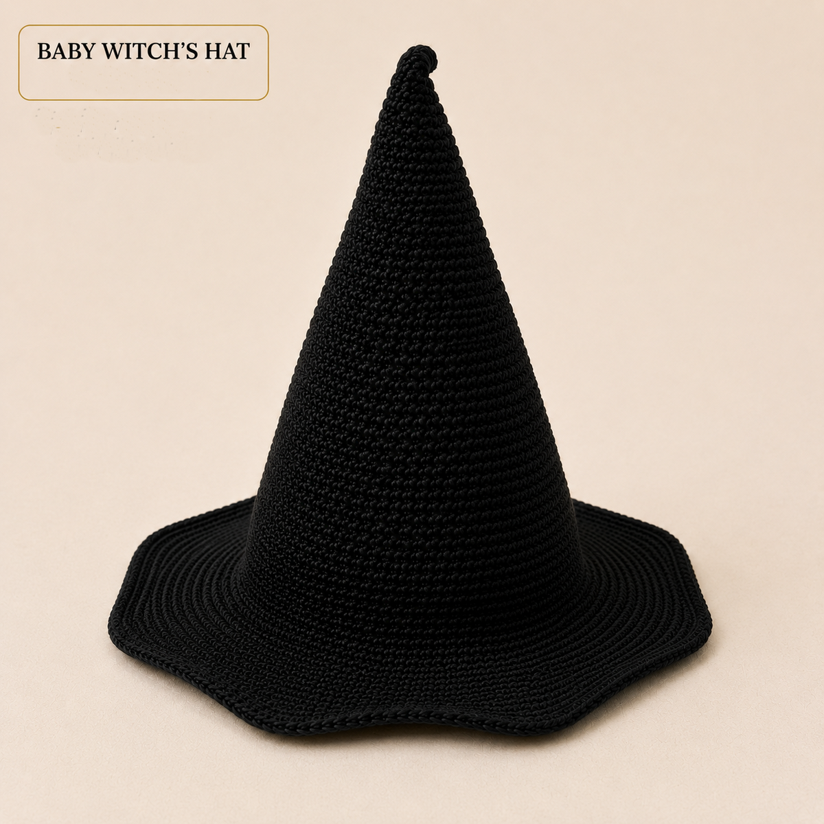 Classic Crochet Witch's Hat Pattern | Baby Halloween Hat
