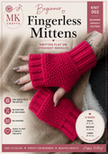 Beginner Fingerless Mittens Knitting Pattern (PDF) | Knitted Flat on Straight Needles | Easy Fingerless Gloves | 3 Sizes Included