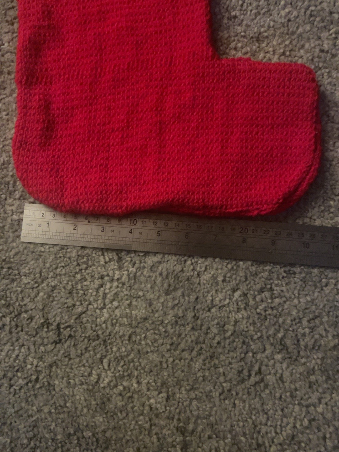Easy Knit Flat Christmas Stocking Pattern – Beginner DK Knitting Pattern on Straight Needles – Festive Stocking PDF