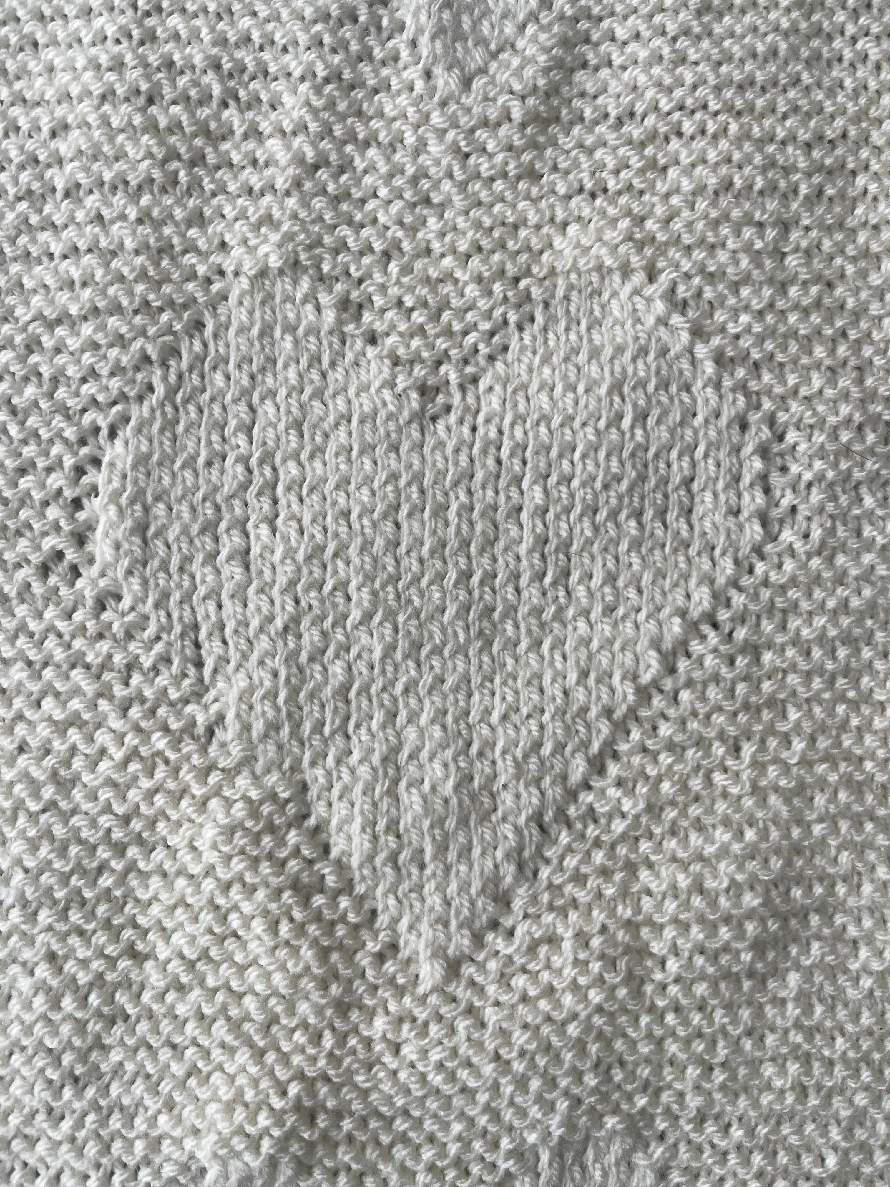 Large Hearts Baby Blanket Knitting Pattern PDF | Easy to Intermediate | Textured Heart Blanket | Baby Shower Gift | Instant digital Download