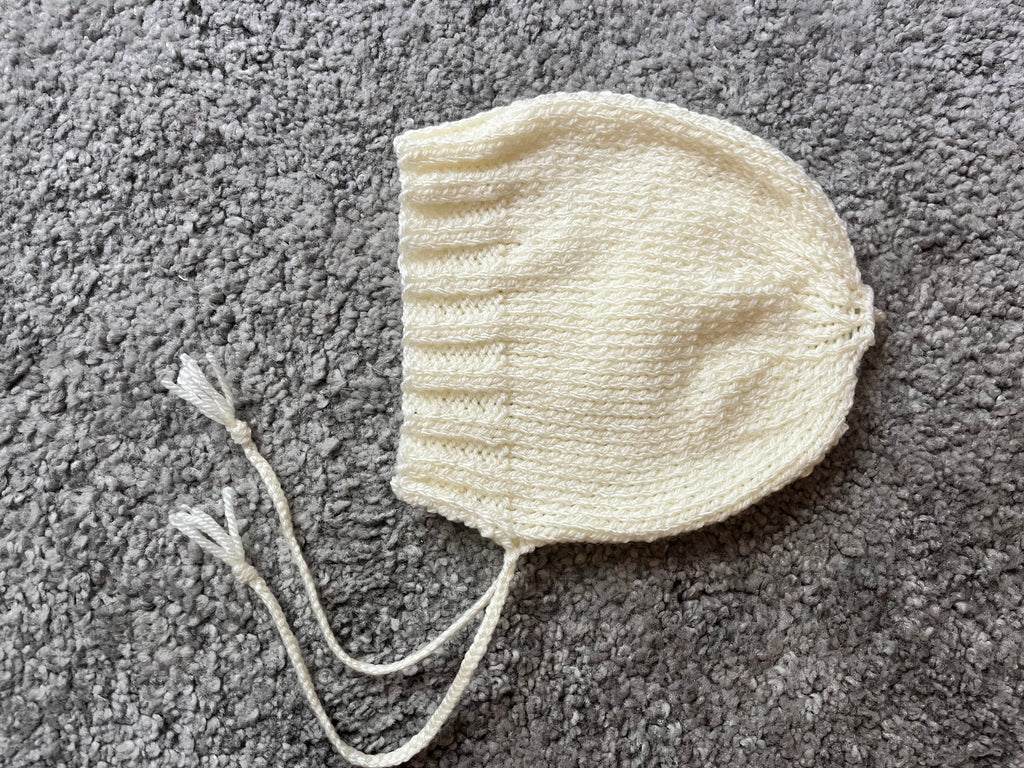 Knitted Baby Bonnet Pattern