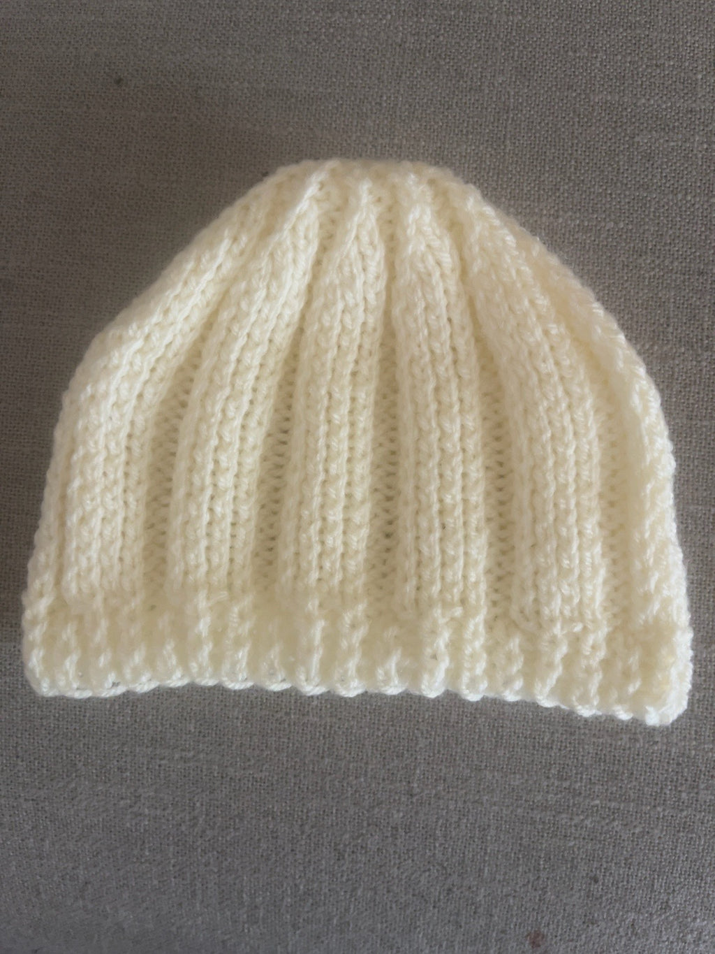 Classic Ribbed Baby Beanie Knitting Pattern – 5 Sizes – Knit Flat