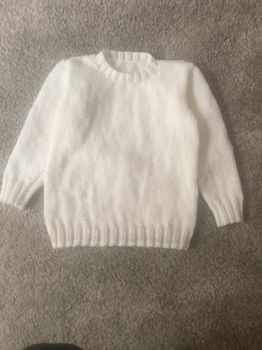 Child’s Jumper Knitting Pattern, Knit Flat on Straight Needles, DK Toddler Sweater, Ages 1–4 Years, PDF Download