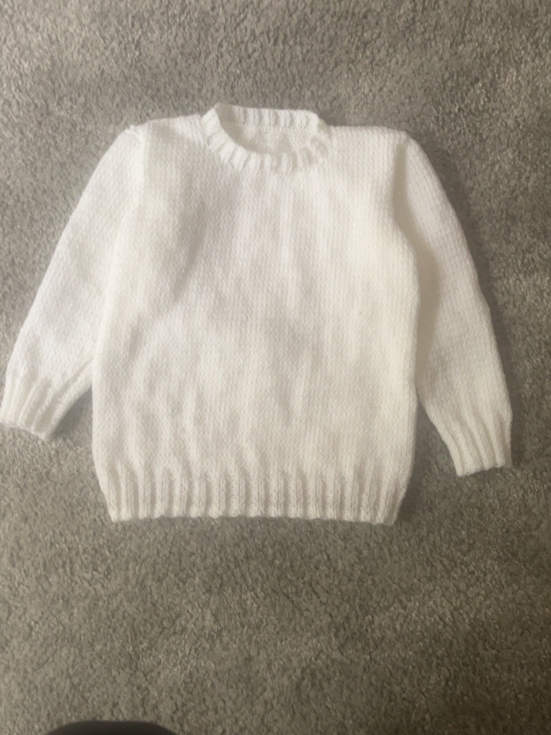 Child’s Jumper Knitting Pattern, Knit Flat on Straight Needles, DK Toddler Sweater, Ages 1–4 Years, PDF Download