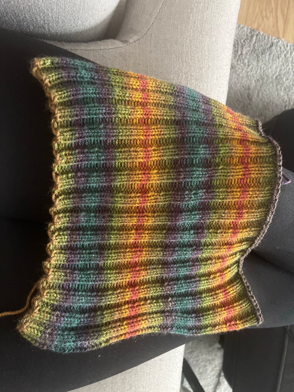 Easy Ribbed Snood Knitting Pattern – Toddler & Child