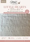Little Hearts Baby Blanket Knitting Pattern PDF | Confident Beginner Knit | DK Yarn | Textured Heart Blanket | Instant Download