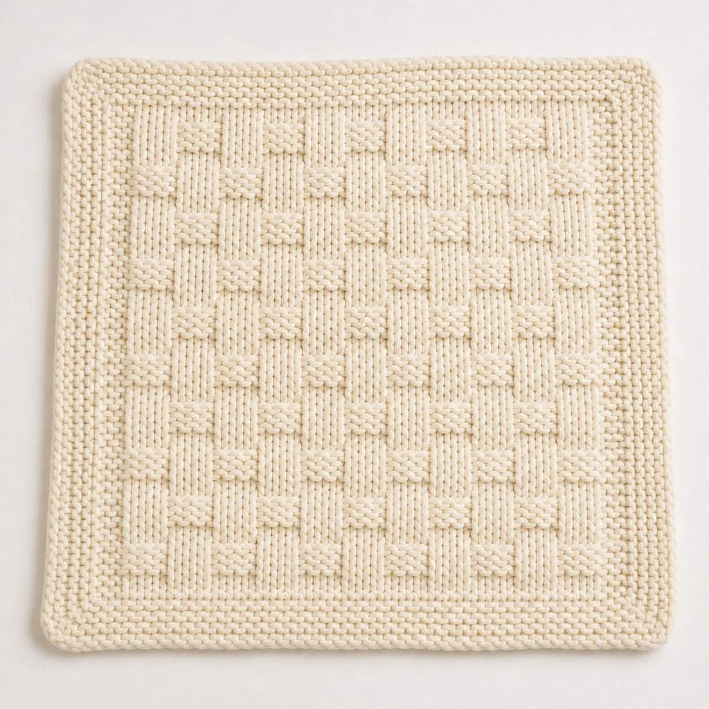 Simple Knit & Purl Baby Blanket Knitting Pattern PDF | Easy Baby Blanket | Nursery Blanket | Digital Download