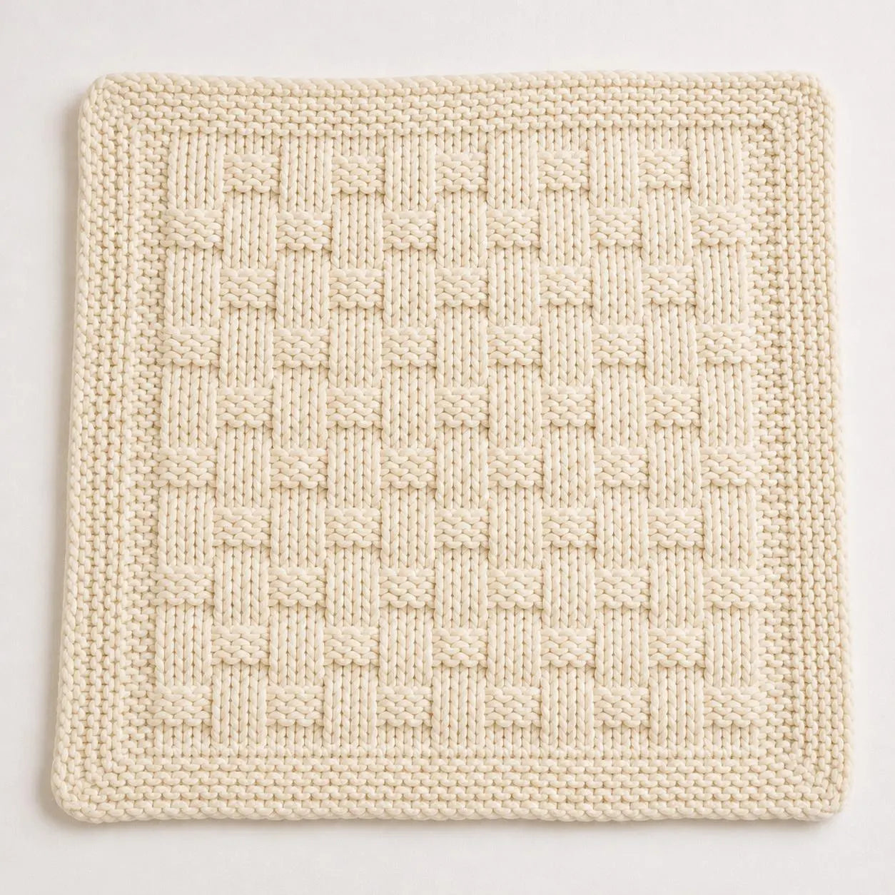 Simple Knit & Purl Baby Blanket Knitting Pattern PDF | Easy Baby Blanket | Nursery Blanket | Digital Download