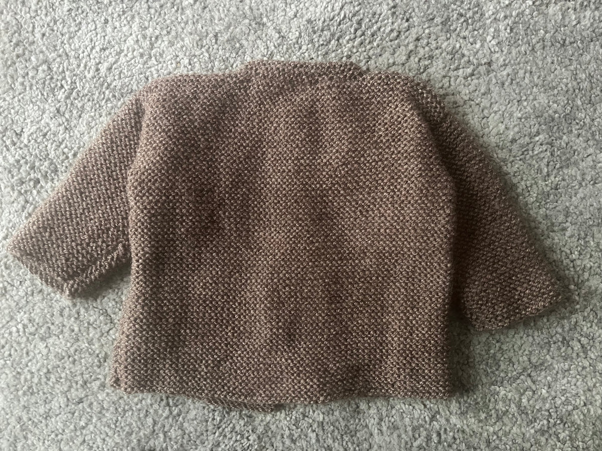 Simple cardigan knitting pattern | Easy Sweater Pattern | Garter Stitch Cardigan | Beginner Knitting Pattern ages 1 - 4 years