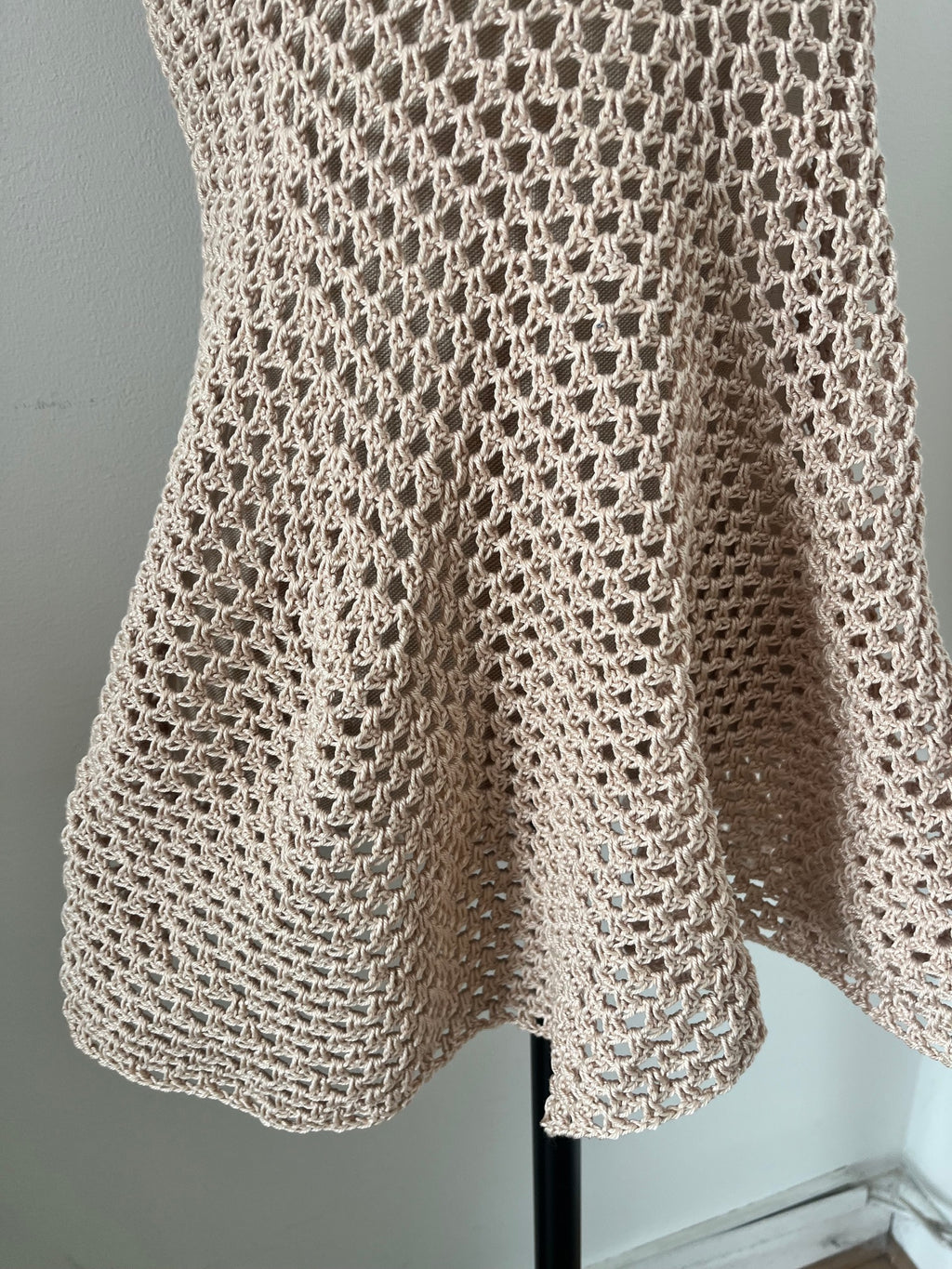 Mesh Flare Dress Crochet Pattern PDF | Top Down Summer Dress | Boho Mesh Sundress | Beach Cover Up | Sizes XS–XL