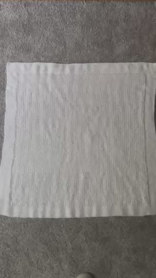 Easy Moss Stitch Baby Blanket Knitting Pattern, 3 Sizes, DK Yarn, Beginner-Friendly Pram and Cot Blanket PDF